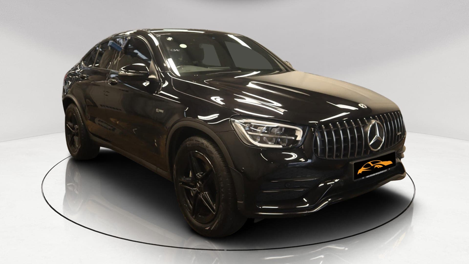 Mercedes-AMG GLC 63 Coupe, front three-quarter view